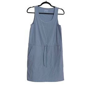 Patagonia Fleetwith Scoop Neck Sleeveless Dress XS in Light Plume Gray